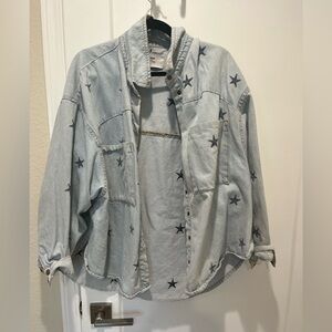 Jean jacket with stars